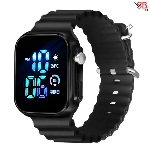 SB FIT LED Ultra Digital Sport Style Watch